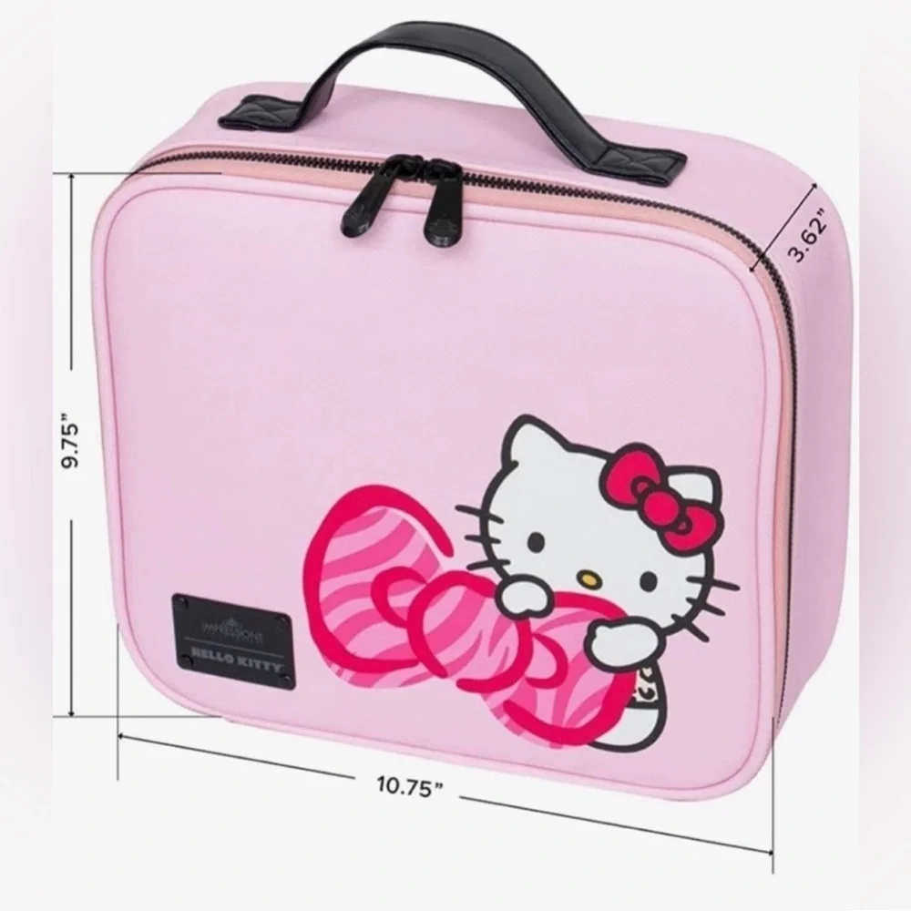 Hello Kitty Impressions Makeup Case Beauty Storage Pink